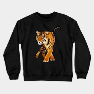 Tiger Walking Crewneck Sweatshirt